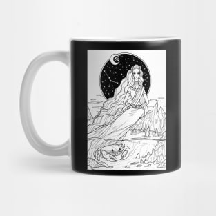 Indian Cancer In Black Design Mug